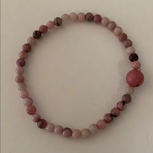 Rhodonite stretch Bracelet 7”